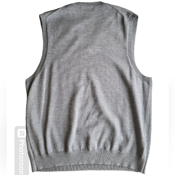 Vintage Pendleton Gray Merino Wool Sweater Vest - Picture 5 of 8